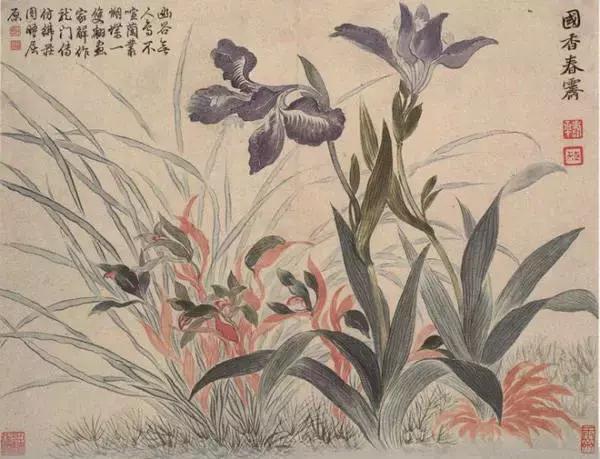 鉴赏历代名家画兰花30幅中国画,历代名家兰花作品