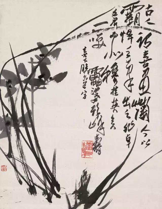 鉴赏历代名家画兰花30幅中国画,历代名家兰花作品
