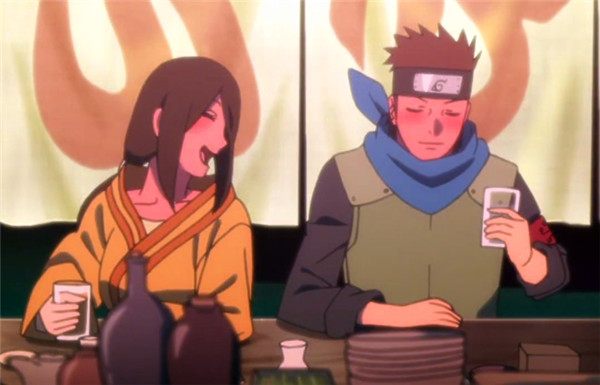 火影忍者日向花火喝醉,火影忍者博人传日向花火和木叶丸