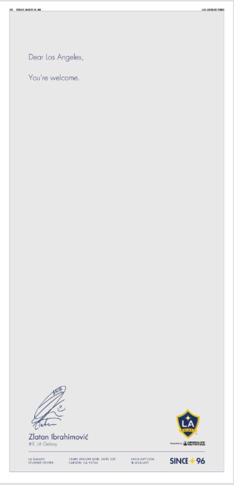 伊布加盟洛杉矶银河首球,伊布在洛杉矶银河夺冠了吗