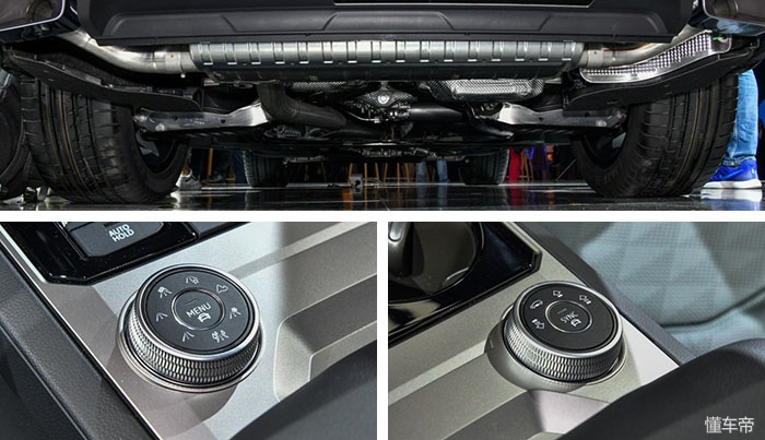 尾灯像个7的suv,2023款途锐3.0t尾灯效果