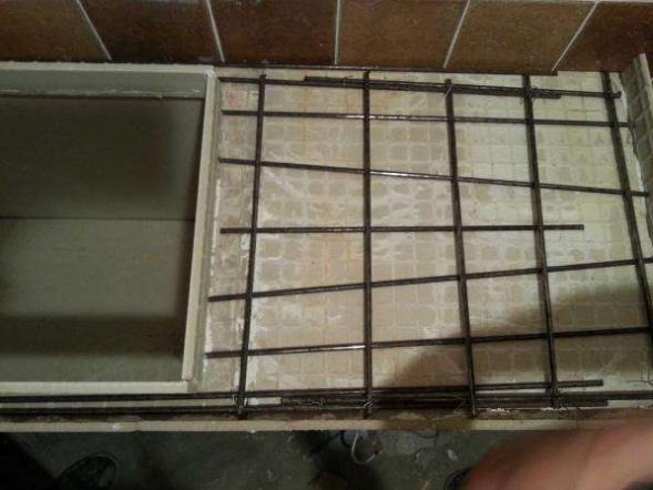 泥工师傅做的橱柜吊柜,泥工师傅用瓷砖打橱柜