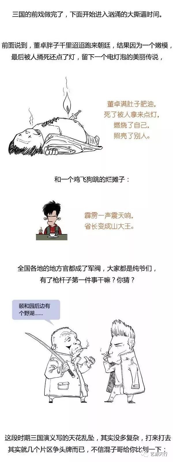漫画丨Stone历史剧系列：搞笑三国简史~