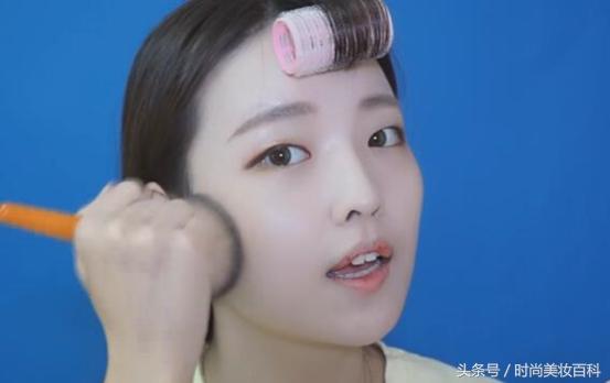 夏季少女甜美蜜桃妆,女神妆容高级写真