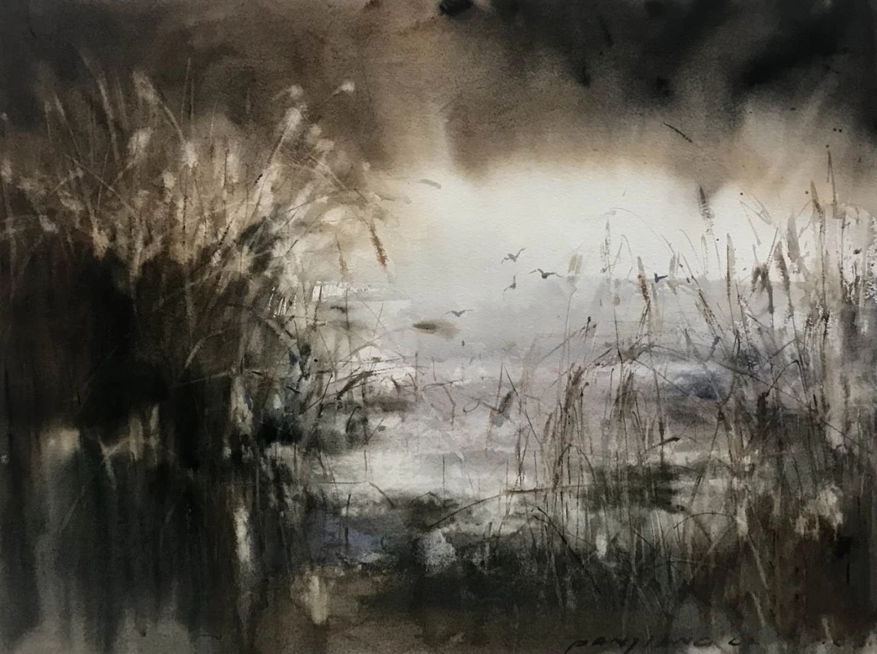 一组水彩,治愈型水彩作品