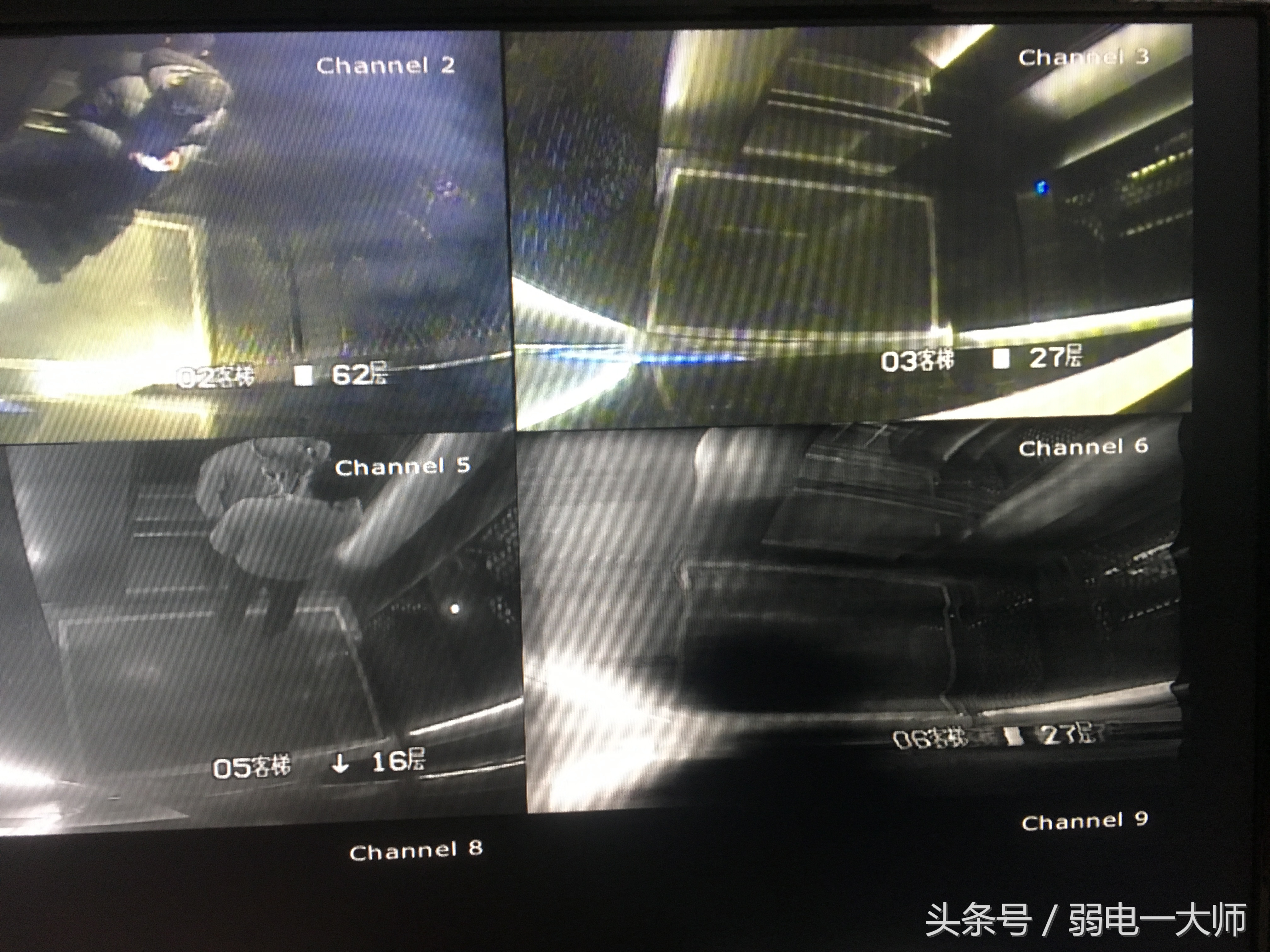 电梯监控画面有时清晰有时模糊,模拟电梯摄像机模糊