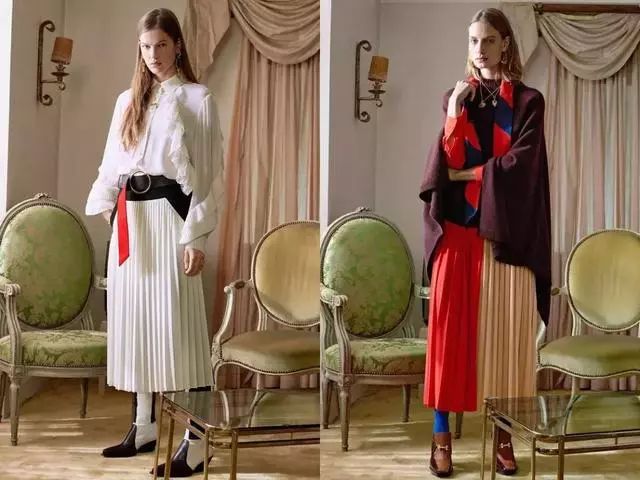 长款百褶裙夏季怎么搭配,这个夏天必备的三款半裙百褶裙