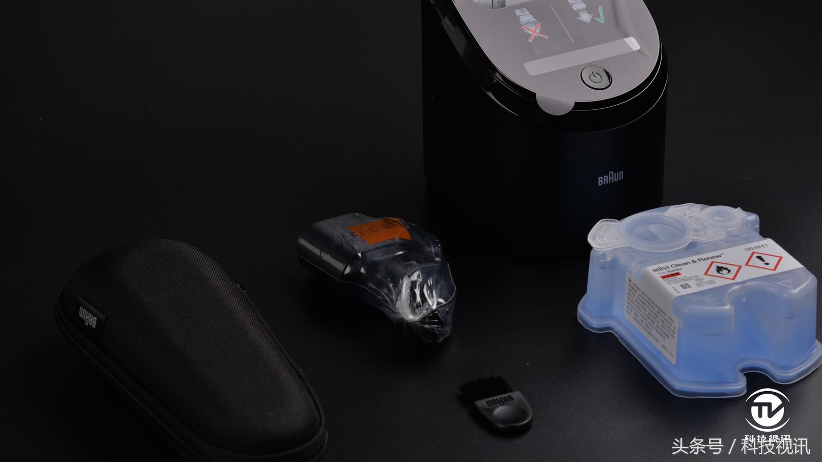 博朗braun全身水洗时尚剃须刀,博朗剃须刀9系上脸测评