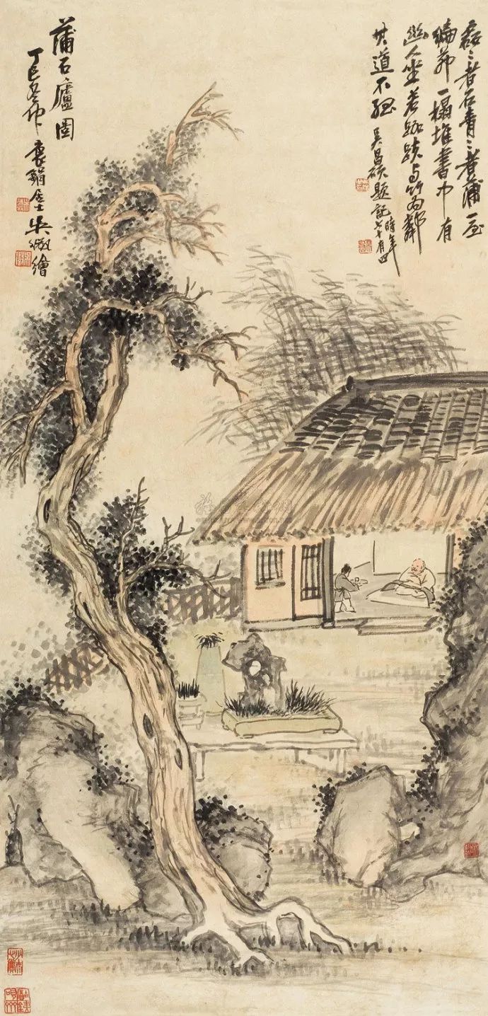 写意山水花鸟画精品欣赏,吴待秋山水画精品欣赏图文