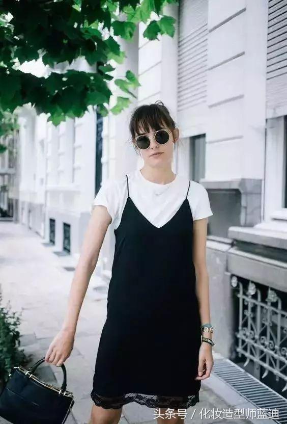 t恤搭配牛仔裙的穿法,t恤30种穿法