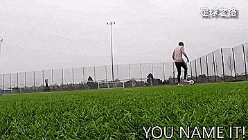 50种个人足球技巧训练,100个足球过人技巧gif