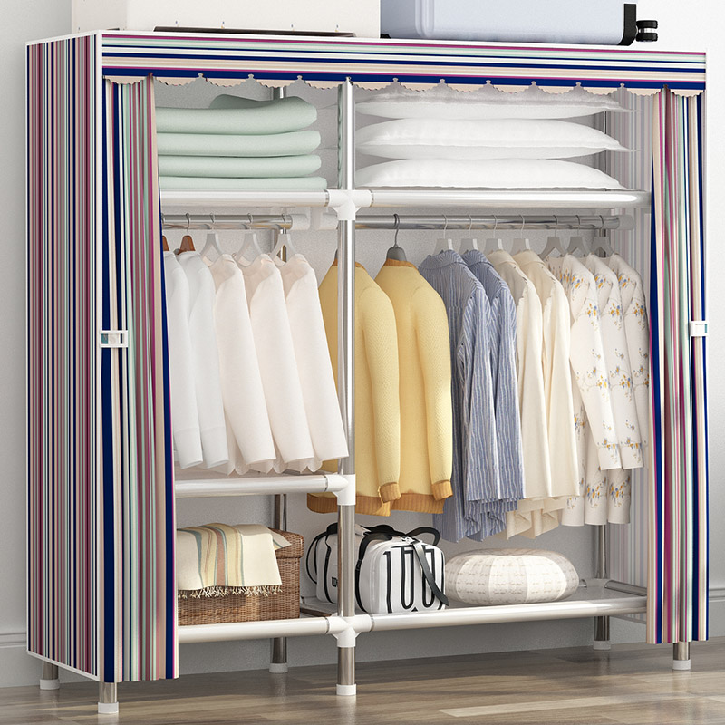 怎样挑选家用简易衣柜,哪款布衣柜比较结实耐用