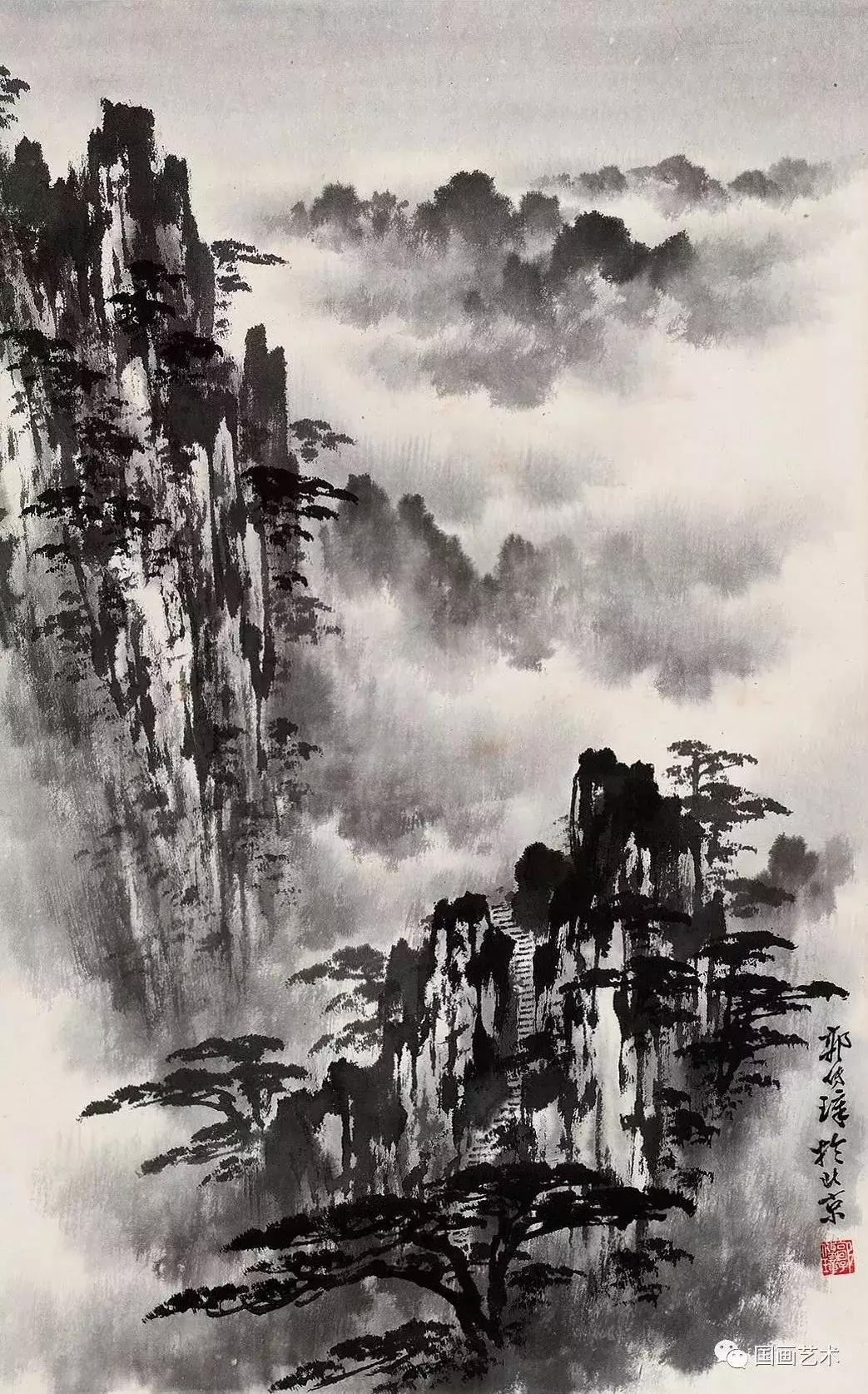 郭传璋山水高清,郭传璋山水画作品欣赏