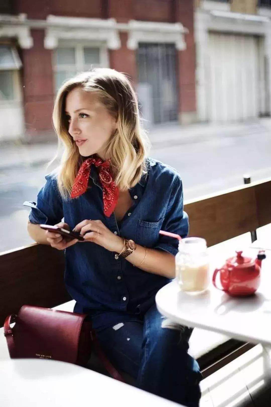 各种丝巾怎么戴,丝巾各种各样戴法