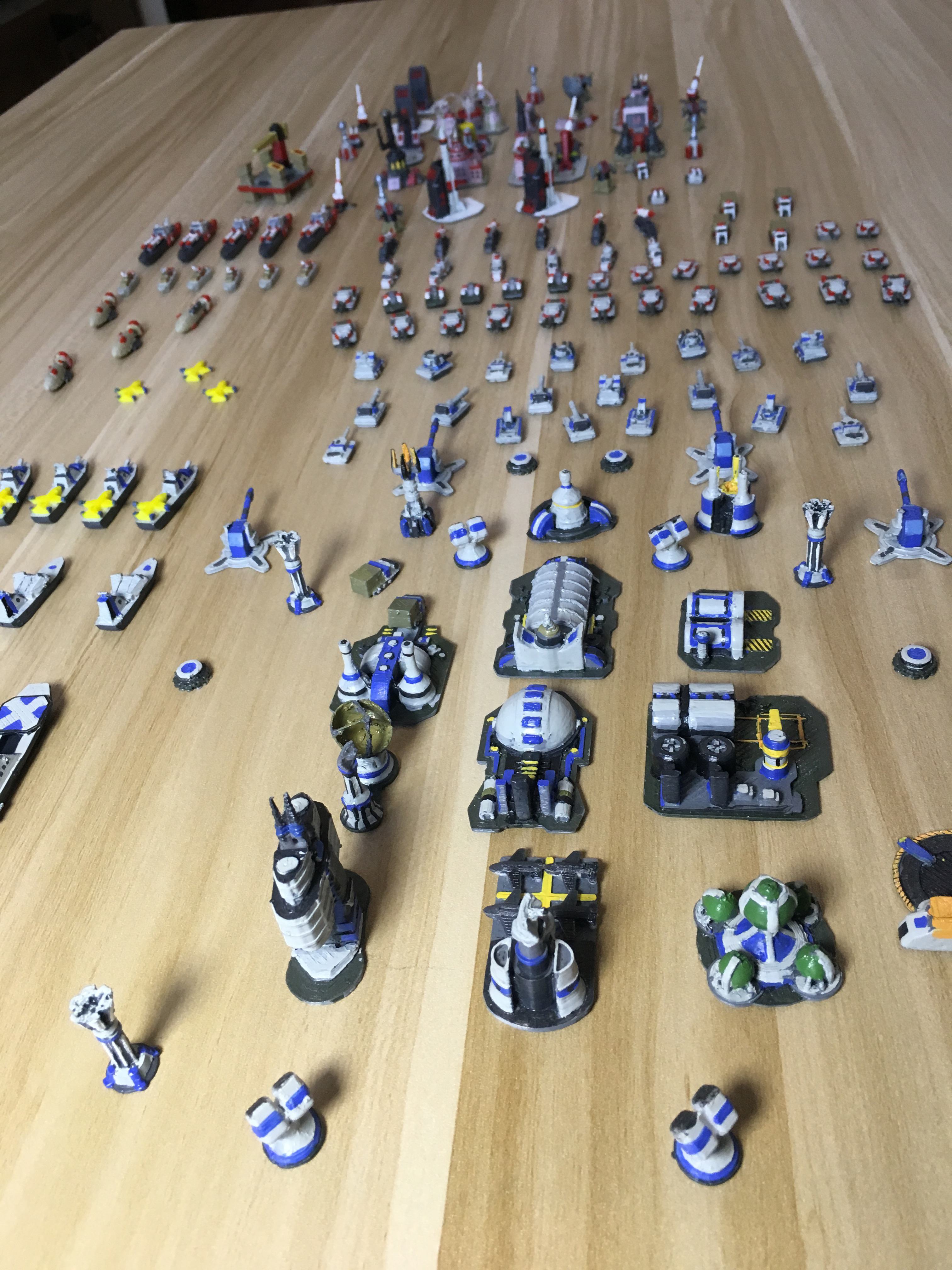 红色警戒各阵营的模型,红色警戒的高清建模