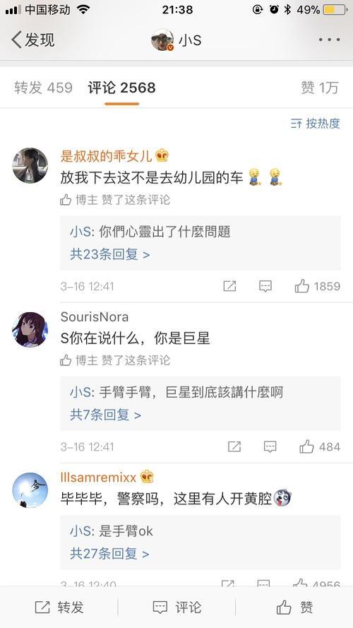 小s评论林志玲,小s秀恩爱遭质疑