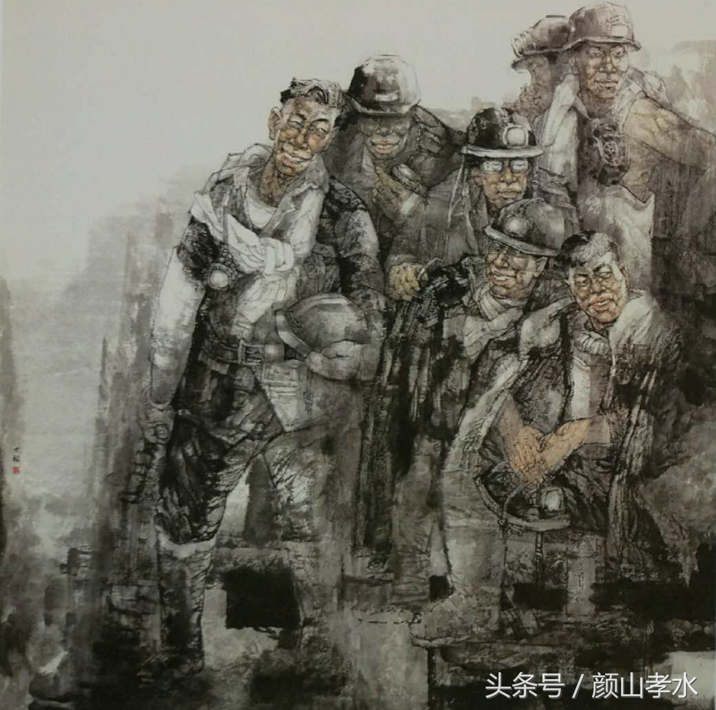 放牛出身的水墨画家,画乡村的中国知名画家