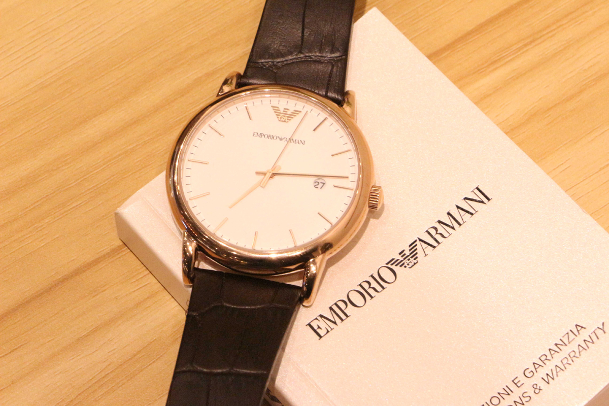 阿玛尼从来不缺仪式感,阿玛尼男款手表复古