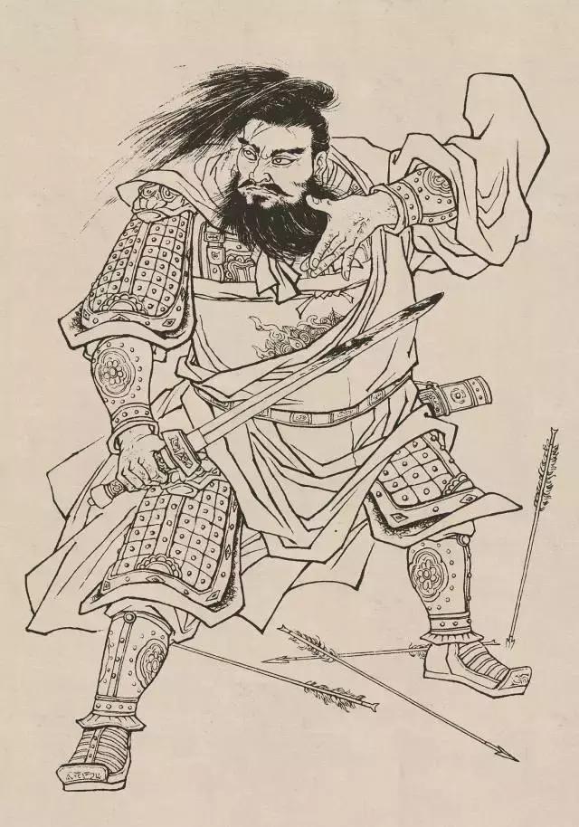 传统人物白描手稿,古代白描人物集锦
