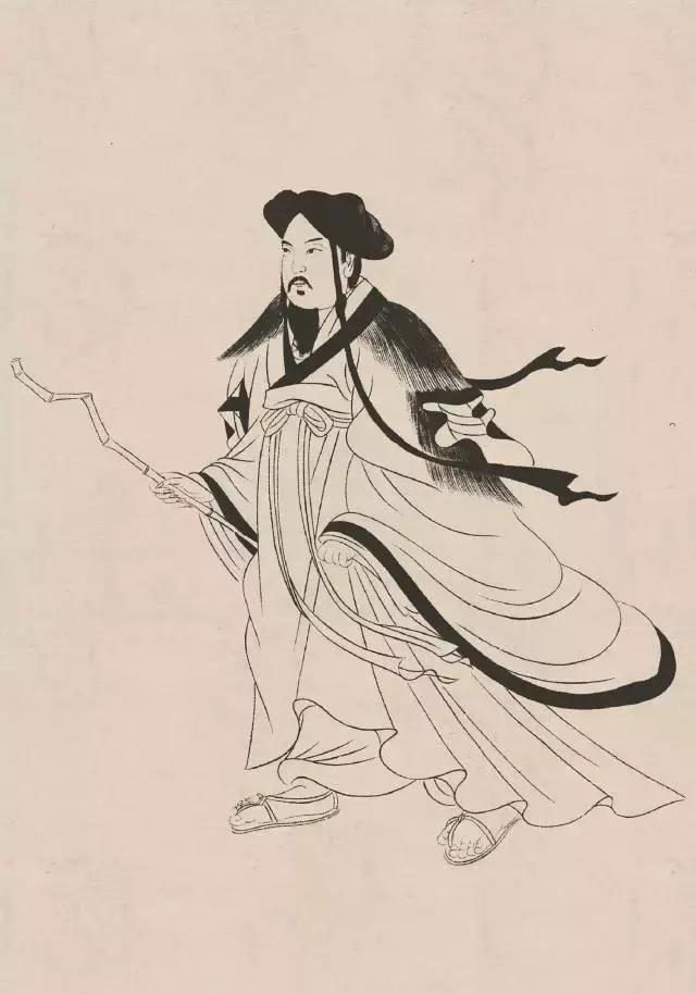 传统人物白描手稿,古代白描人物集锦