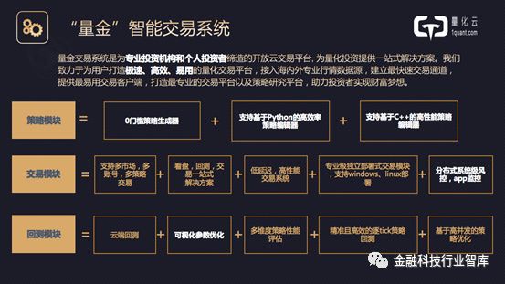 现场+PPT|高盈量化云科技创始合伙人经尧：量化投资技术创新
