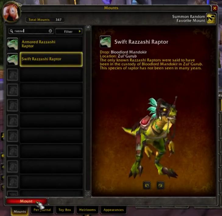 魔兽世界10大绝版坐骑排名,目前魔兽9.27绝版坐骑有几个了