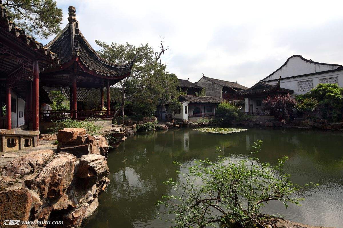 园林建筑排布讲究观景空间布局,园林建筑布局