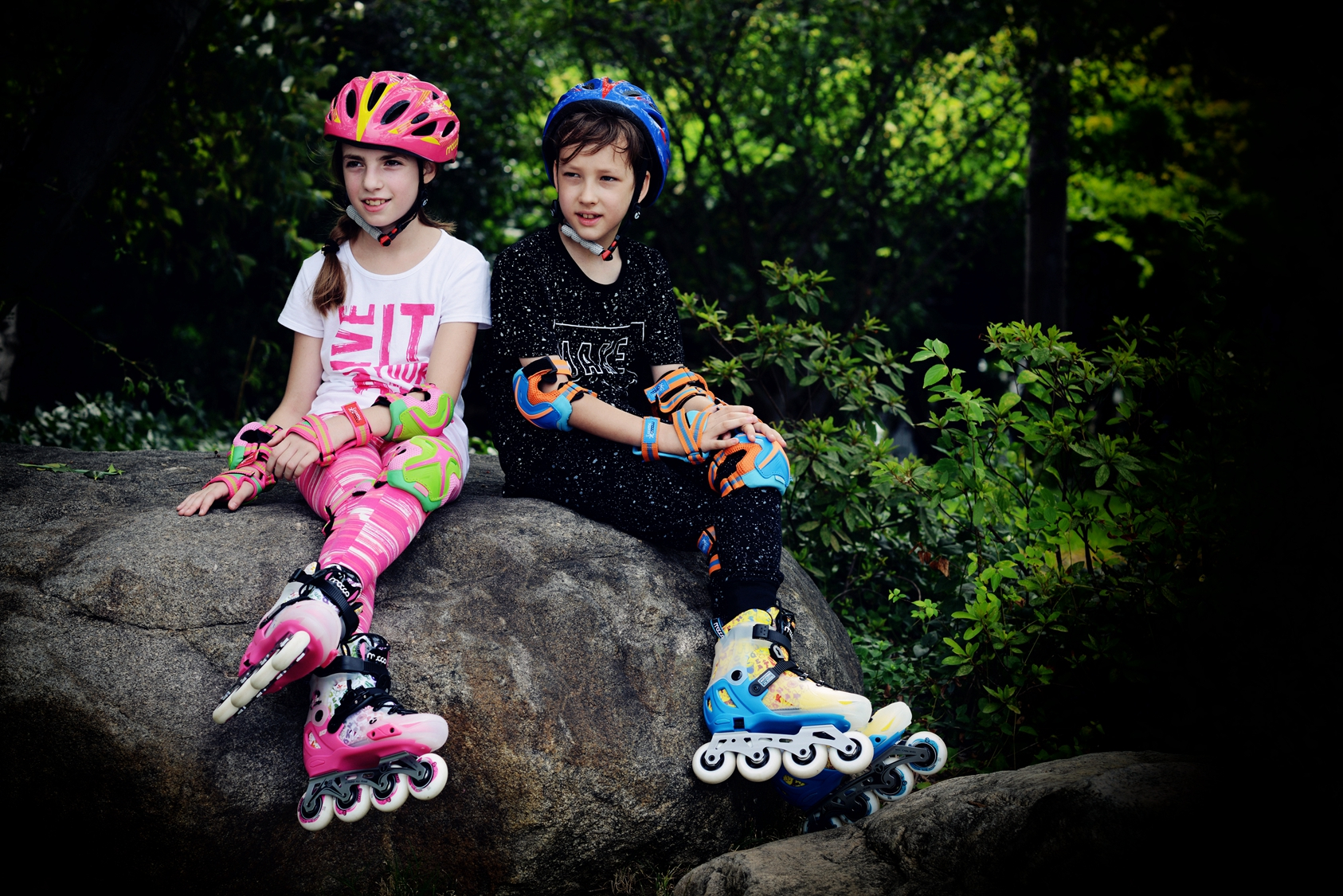 7-12岁儿童学轮滑教程滑行,儿童轮滑在家怎么练习