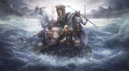 九灵元圣vs麒麟妖王,西游记八大妖王金翅大鹏鸟