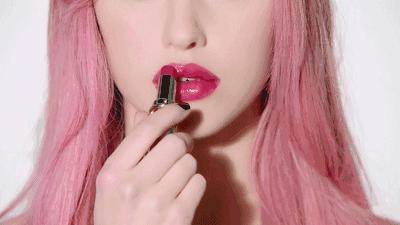 ysl银管桃粉色,ysl与zoekravitz联名银管口红试色