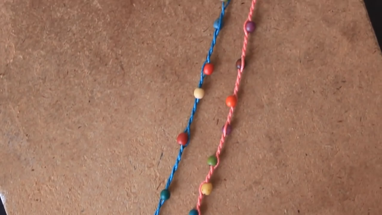 编织手链diy制作教程,编织手链的教程最简单