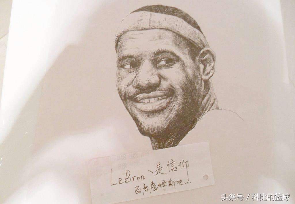 科比人物铅笔画,球星梅西速写人物