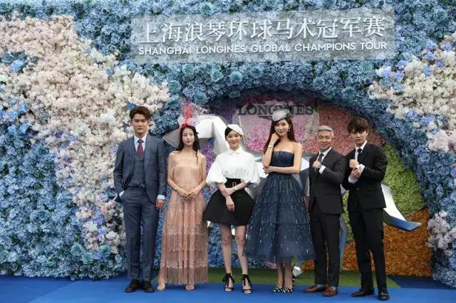 马术赛场星光熠熠志玲姐姐好美腻