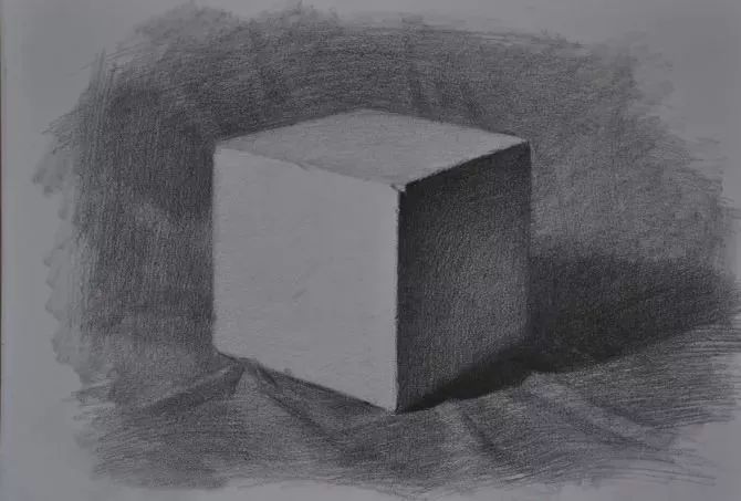 素描入门自学教程美术生必看,素描公开课素描几何体