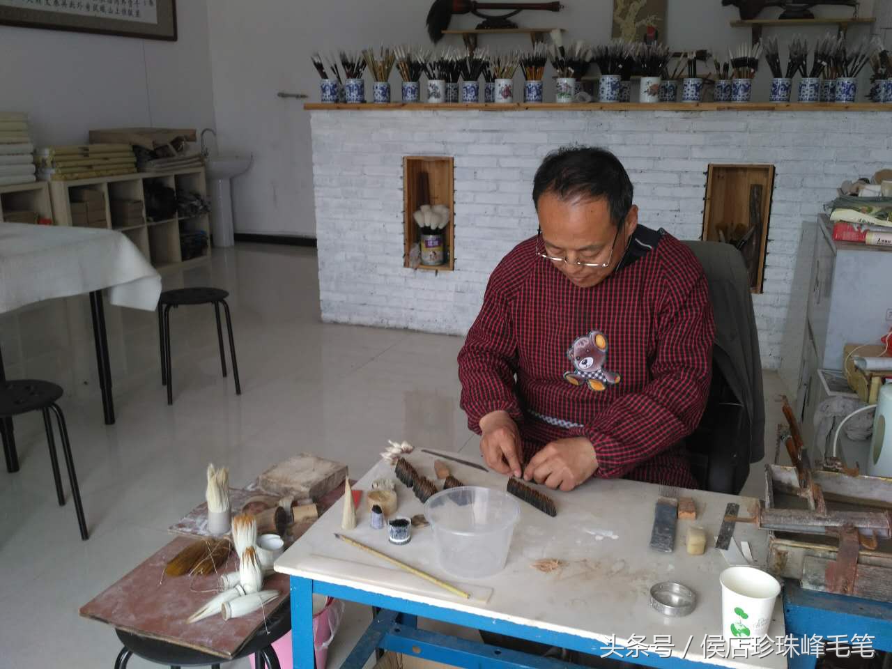 衡水侯店狼毫毛笔,侯店谁家毛笔最有名