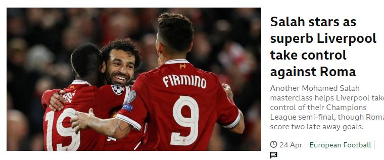 利物浦萨拉赫比赛直播,萨拉赫庆祝欧冠决赛