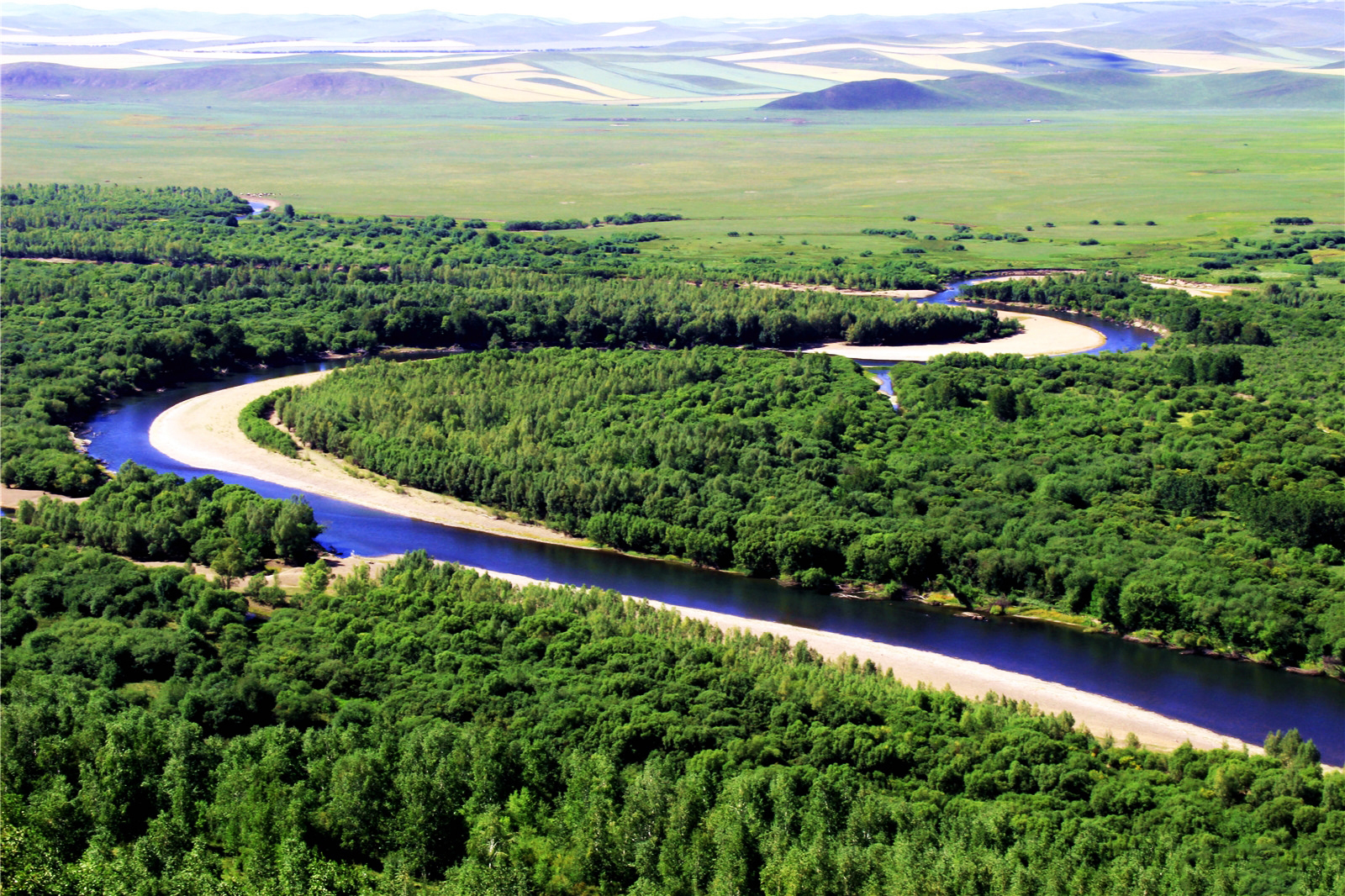 呼伦贝尔大草原中俄边界线风景区,呼伦贝尔大草原跟团游一日游