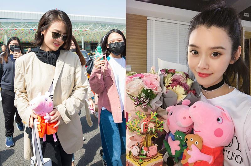 杨幂李易峰撞衫迪丽热巴杨颖也入同款！小猪佩奇T恤才是时髦必备