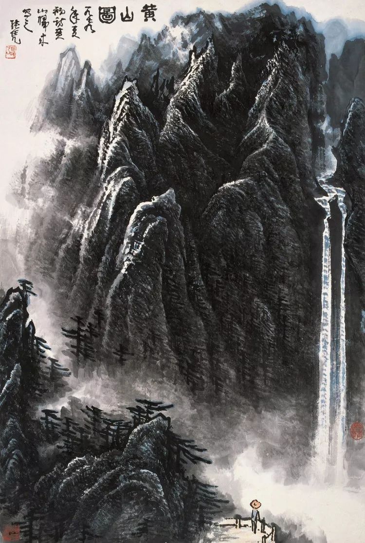 张长韶水墨山水画欣赏,张凭山水画教学