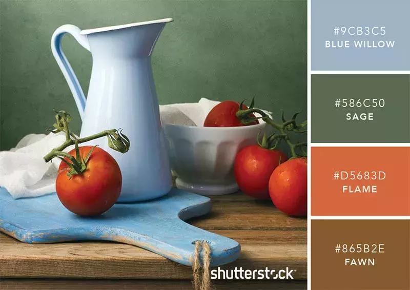 相见恨晚的色彩搭配,两种好看的颜色搭配