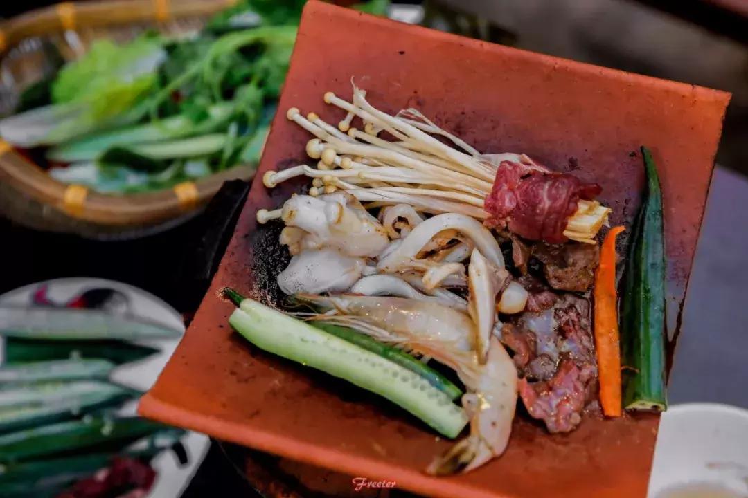 海口瓦片烤肉,海口解放西瓦片烤肉