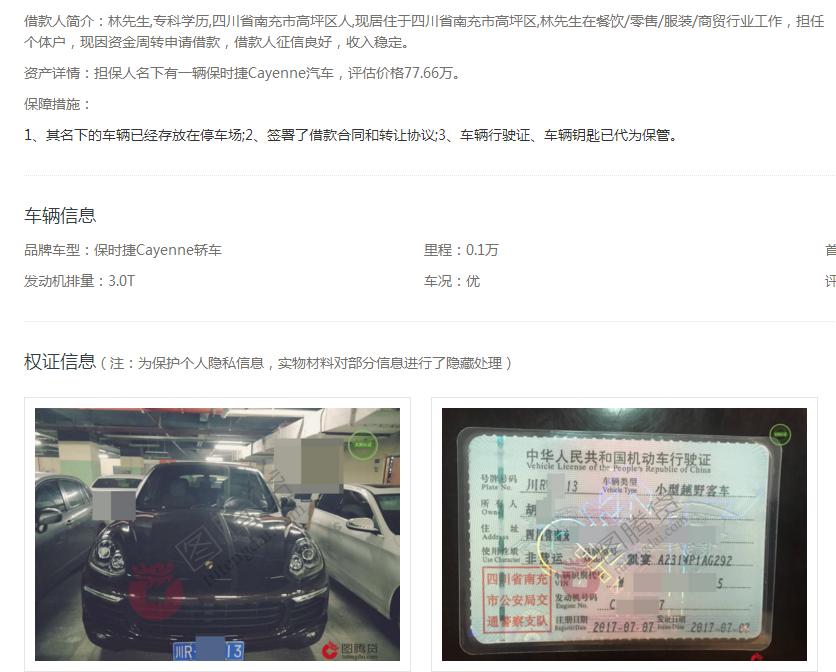 图腾贷同一辆车半年发标7次疑似借新还旧填补拆标间隙中本金空洞