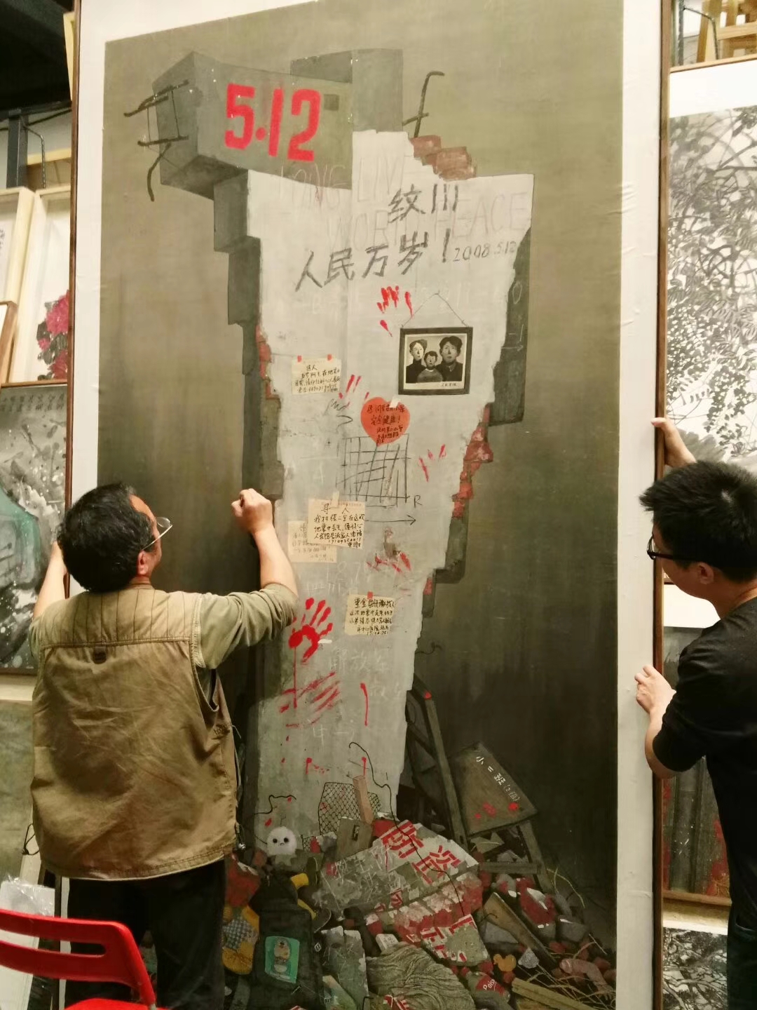 江中潮国画抖音,江潮国画作品欣赏