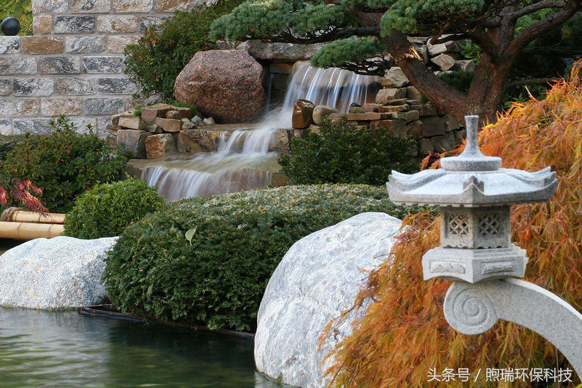 禅意庭院绿化设计图鱼池,最有日本禅意的庭院鱼池