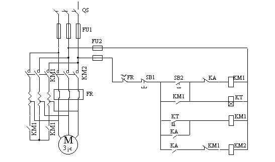 两台电机顺序启动控制线路图,电机控制线路图大全图解