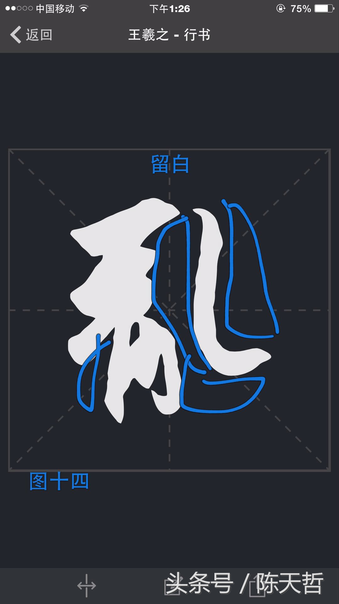 丧乱帖王羲之,王羲之丧乱帖章法分析图