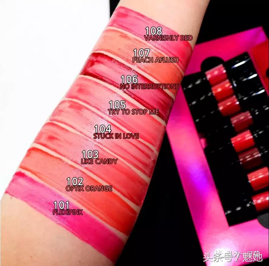 mac最新款唇釉色号黑管,mac最新款口红超好看今年必备