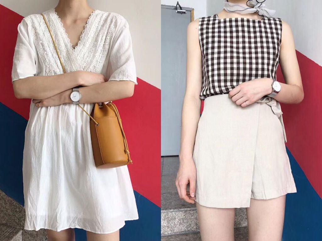 轻熟风早秋穿搭女学生,夏季轻熟风穿搭女高级感