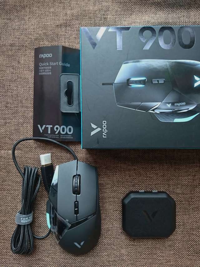 电竞黑科技怎么用,雷柏VT900电竞鼠标