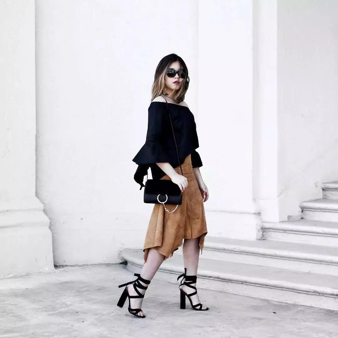 微胖适合一字堆领吗,微胖高级感上衣一字领